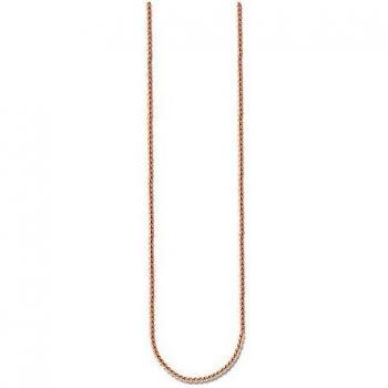 Cadena de Plata 18k Bañada en Oro Rosa