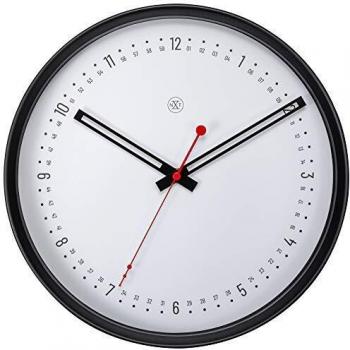 Nextime Wanduhr Ø 30 cm Farbenfroh