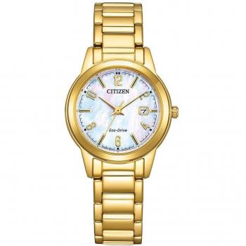 Citizen Damen Eco-Drive Goldene Solaruhr FE1242-78D