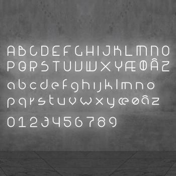 Artemide Alphabet of Light Applique Numéro 2