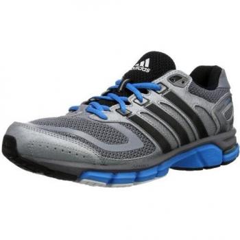 Adidas Response Cushion 22 M Men's Running Shoes with Tech Grey F12/Black 1/Solar Blue S14 colorway