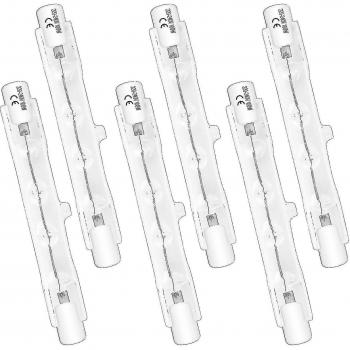 Pack de tubes halogènes blancs chauds 2700 K, 1500 lm