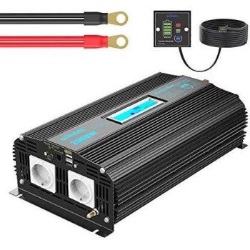PuraWave 2000W Inverter Sinusoidale con Telecomando
