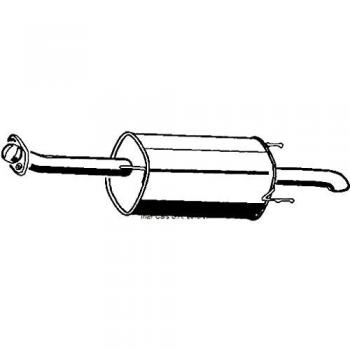 Silenziatore posteriore ASMET Marmitta OPEL 05.173 5852073