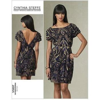 Vintage Misses Dress Template AA for 6-12 Sizes