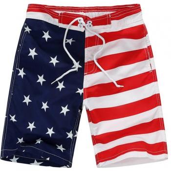 Children's Striped Swim Trunks