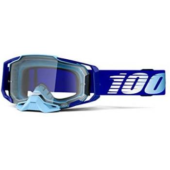 100% ARMEGA Ultra-HD-Schutzbrille mit Nasenschutz (Royal klare Linse)