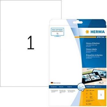 Permanent Adhesion Labels A4