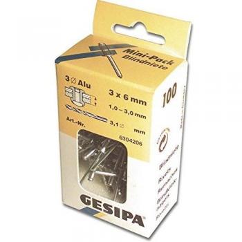 Blindniet-Mini-Pack Alu 5x 6mm a 50St. Gesipa