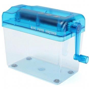 Home Office Mini Hand Crank Paper Shredder for A6 and Folded A4