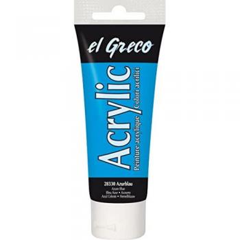 Acrilico El Greco 75 Ml Azzurro
