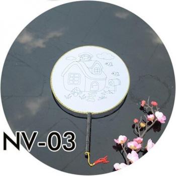 Kids DIY Cartoon Painting Fan