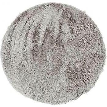 Tapis Chambre Extra-Doux, 160cm de Diamètre, Blanc