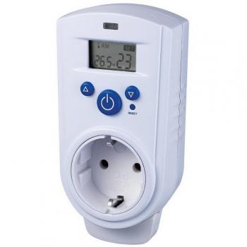 Chilitec Digitales Steckdosenthermostat ST 35, 3500 W für Infrarot-Heizungen und Klimageräte