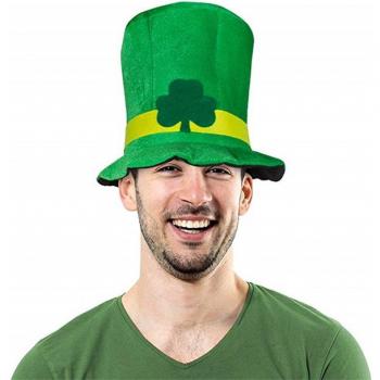 Sombrero Verde Terciopelo para Día de San Patricio