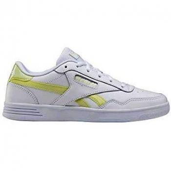 Reebok Classic Royal Techque T Sneaker für Frauen, Weiß/Gelb, 6.5 US – 37 EU – 4 UK
