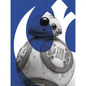 Lámina Artística Star Wars Episodio IX BB-8 40x30cm