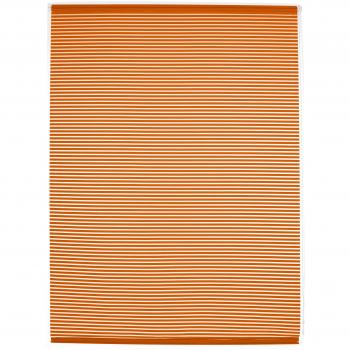 120 cm × 180 cm Blindecor L200 Strip‑Patterned Roller Blind in Orange