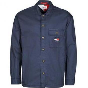 Camisa Tommy Jeans Clásica C87 Azul Marino