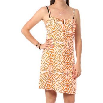 Vestito corto senza spalle Alexa Orange XL