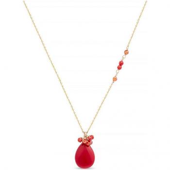 Collier Ayom Corail en or jaune 18 ct – modèle unique pour femmes