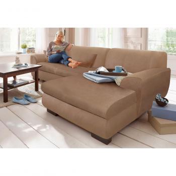 Home Affaire Nika L‑Form Ecksofa – in Primabelle-Microfaser