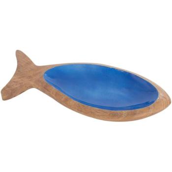 Rangement élégant en bois bleu marine