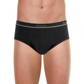Slip absorbant Sérénité Noir en coton pour homme Taille M