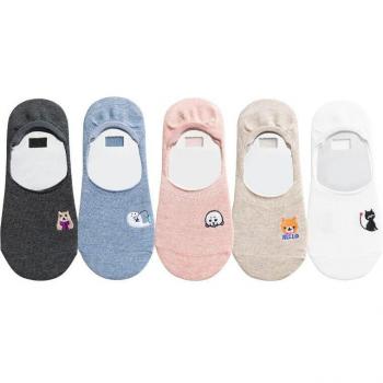 Cute Cat Dolphin Panda No Show Socks