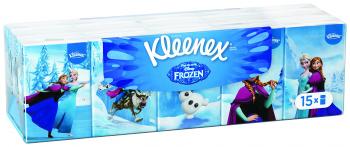 Set de 75 paquetes de paños Kleenex Disney con personajes de Disney en packs de 5 unidades