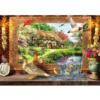 Puzzle Oiseau Bleu en Mouvement