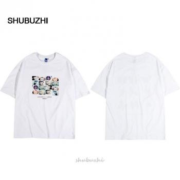 Hip Hop Harajuku Short Sleeve T-Shirt with Eye Design