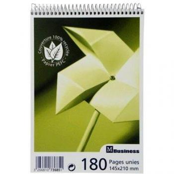 Cahier sténo spirale 180 pages A5 uni