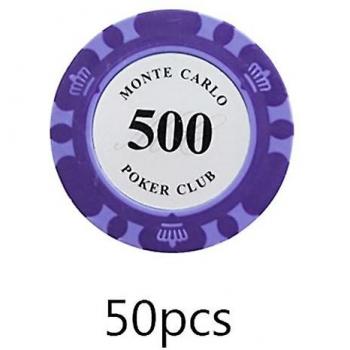 Dinoply 50 Jetons de Poker en argile