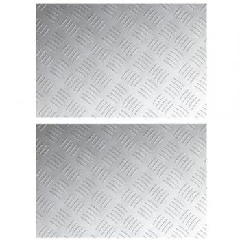 Pannello Alluminio Scontornato 60x40 cm – Design Scacchiera