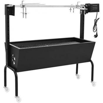 VidaXL TurboStainless BBQ Rotator