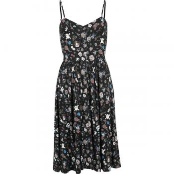 Sombra Rockera: Vestido Medio Negro EMP