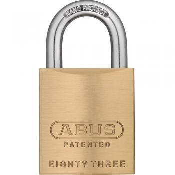 Abus 83/45mm Brass Body Padlock Carded ABU8345C
