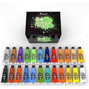 Palette Acrilica Zenacolor 24 Tube 120 ml