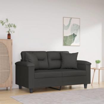 VidaXL 2-Pack Dark Gray Microfiber Throw Cushions