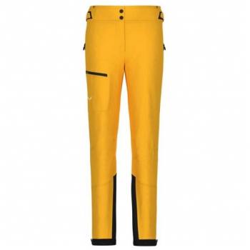 Salewa Ladies' Ortles 3L Powertex Trousers, Color: Yellow Gold