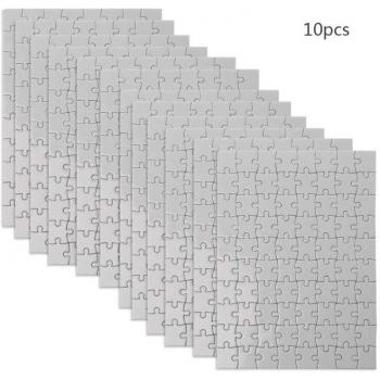 10 Pack DIY Heat Transfer Jigsaw Puzzles A4 A5 Sublimation Blanks