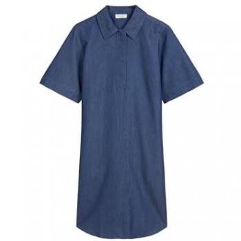 Blù scuro abito corto dritto donna Marc O'Polo