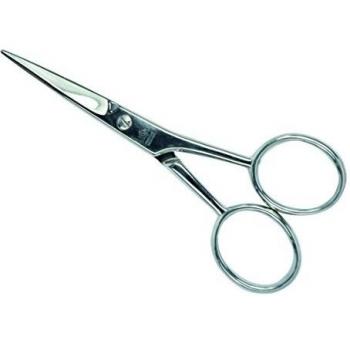 Pfeilring‑Bartschere, Hochglanz – 10‑Pack Blister