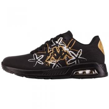 Kappa 243306FL Sneaker schwarz/gold Größe 37
