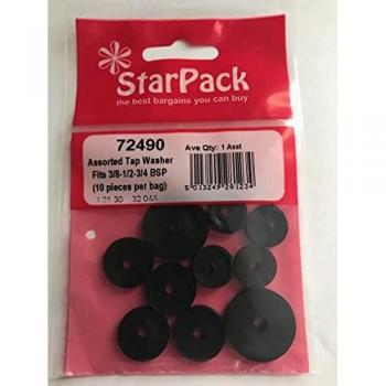 Assorted Tap Washers 3/8 Inch, 1/2 Inch, 3/4 Inch Pack 13