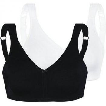 Sassa Sport-BH (2er Pack) Komfortabler Soft-BH ohne Bügel