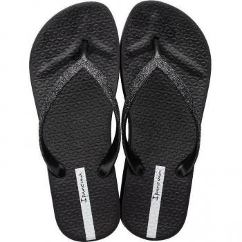 Ipanema Stylish Mesh Chic Flip Flops Black UK 4