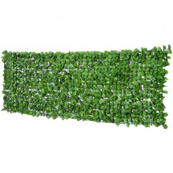 Outsunny Künstliche Hecke Sichtschutzhecke Terrasse 300 x 100 cm