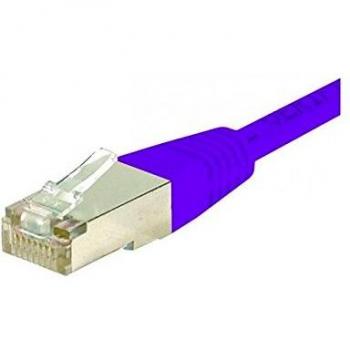 Cordon Ethernet RJ45 20 m S/FTP Catégorie 6 Violet
